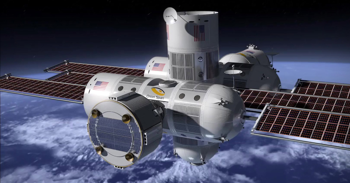 A Break In Space For 9 5m Introducing The Aurora Station Space Hotel