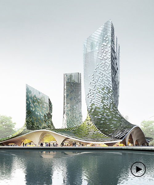 XTU architects presents an algae-covered, organic-shaped building ...