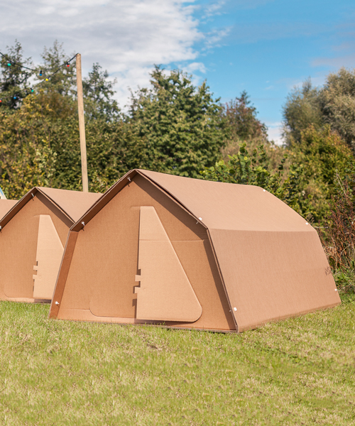 100 Recyclable Cardboard Tents Are Pitching Up At Festivals