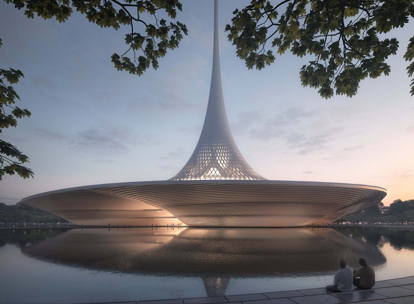 The Project's Focal Points Are Two Key Buildings: The Conical ...