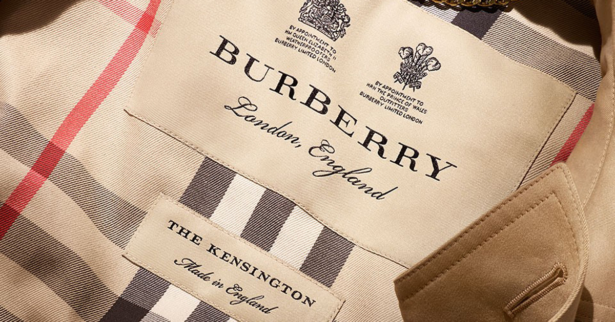 burberry different labels