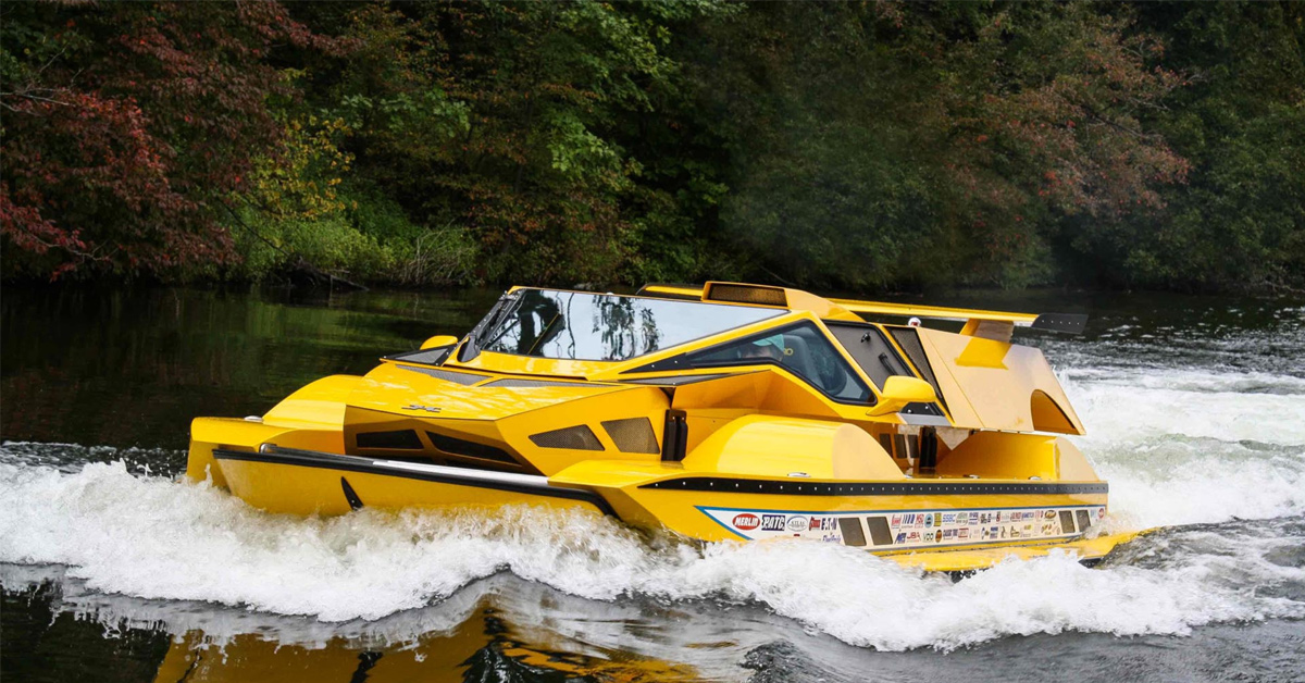 $1 million USD-built amphibious dobbertin hydrocar up for auction