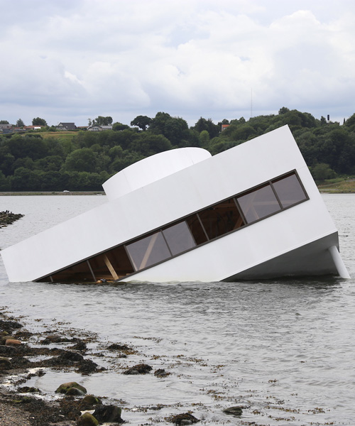 Le Corbusier S Villa Savoye Floating In A Danish Fjord Is A