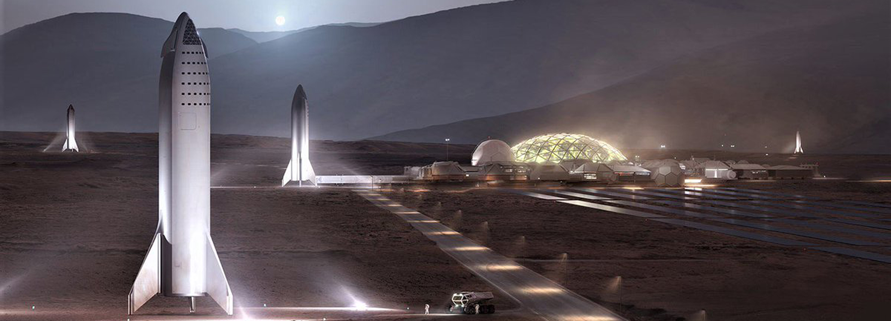 Elon Musk Gives Glimpse Into SpaceX Mars Base Vision