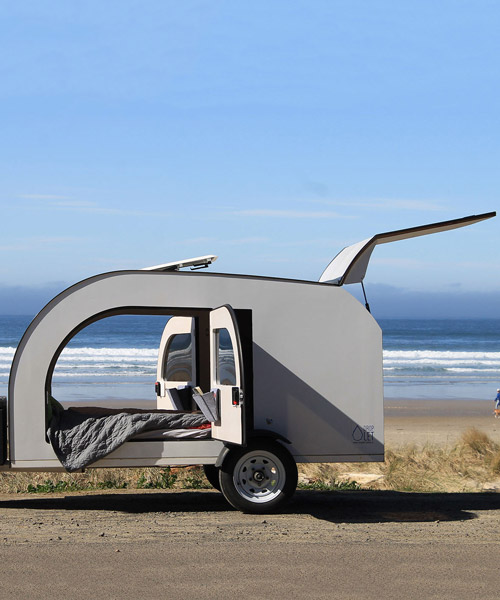 This Tiny Teardrop Trailer Fits A Queen Size Bed And Fully