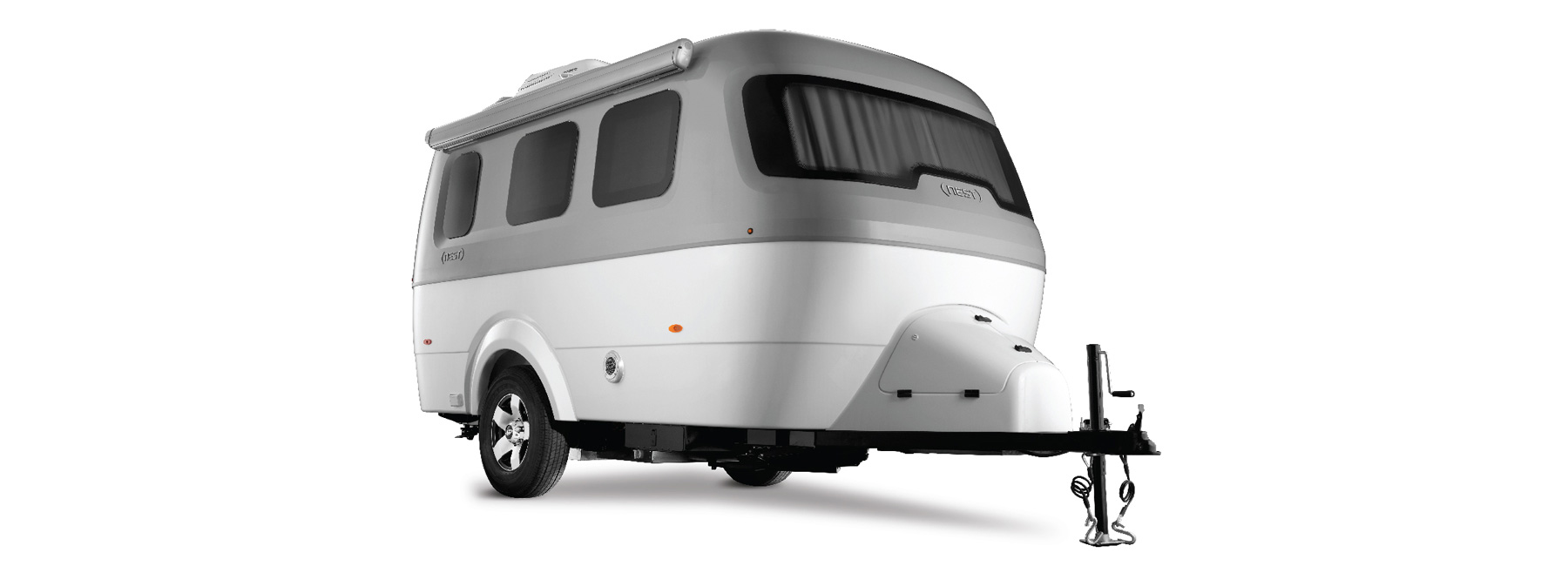 Airstream S Futuristic Baby Trailer Is A Luxury Nest Inside
