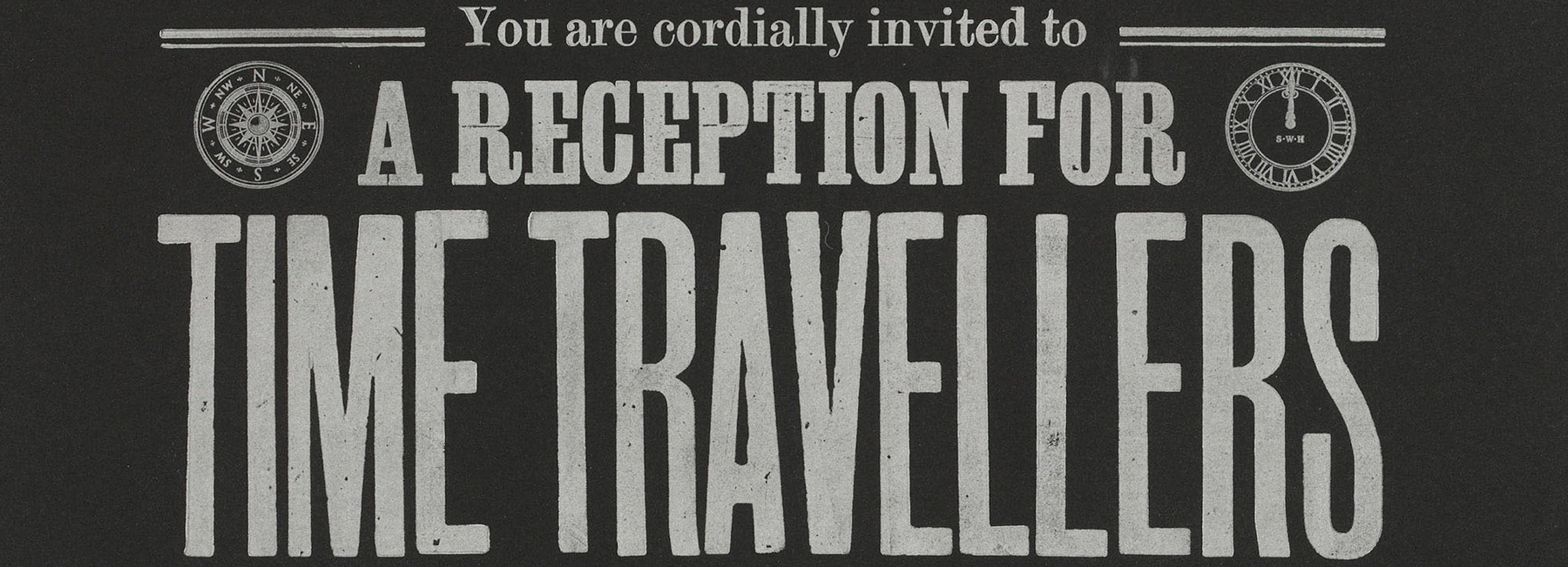 2013 Invitation To Stephen Hawking's Time Travelers Party In 2009