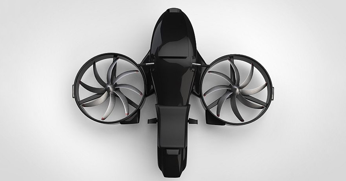 two fan drone