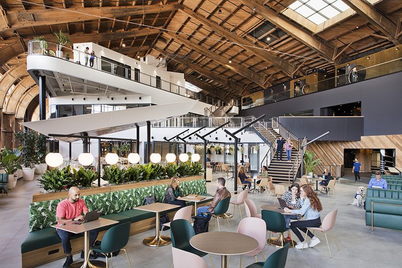 Zgf Transforms Historic Wood Frame Hangar Into Google Playa Vista