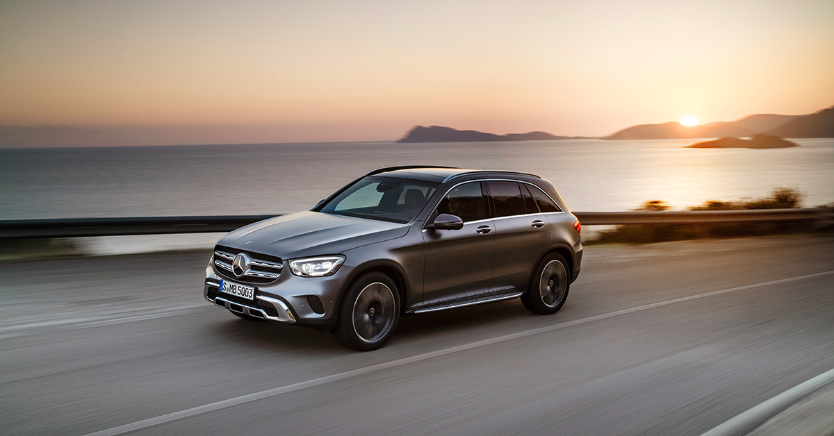 2020 mercedes-benz GLC defined by a more muscularly ...