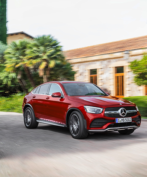 2020 Mercedes Benz Glc Coupé Dynamically Drops Its Roofline