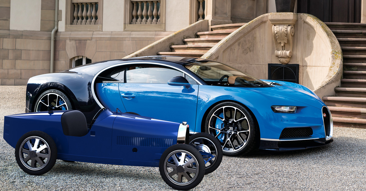 Bugatti Unveils The Baby Ii Roadster A Classic Ev For Kids