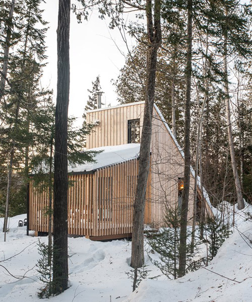 L Abri S La Pointe Is A Camping Shelter Designed For A Regional