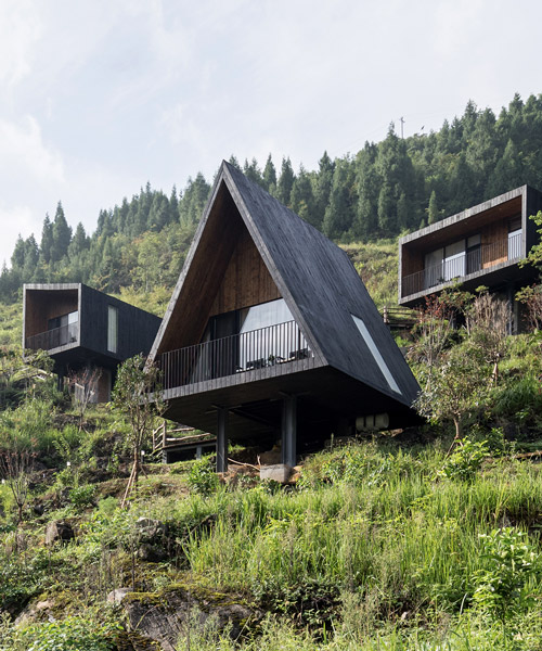 Zjjz Builds Charred Timber Volumes In Rural China For - 