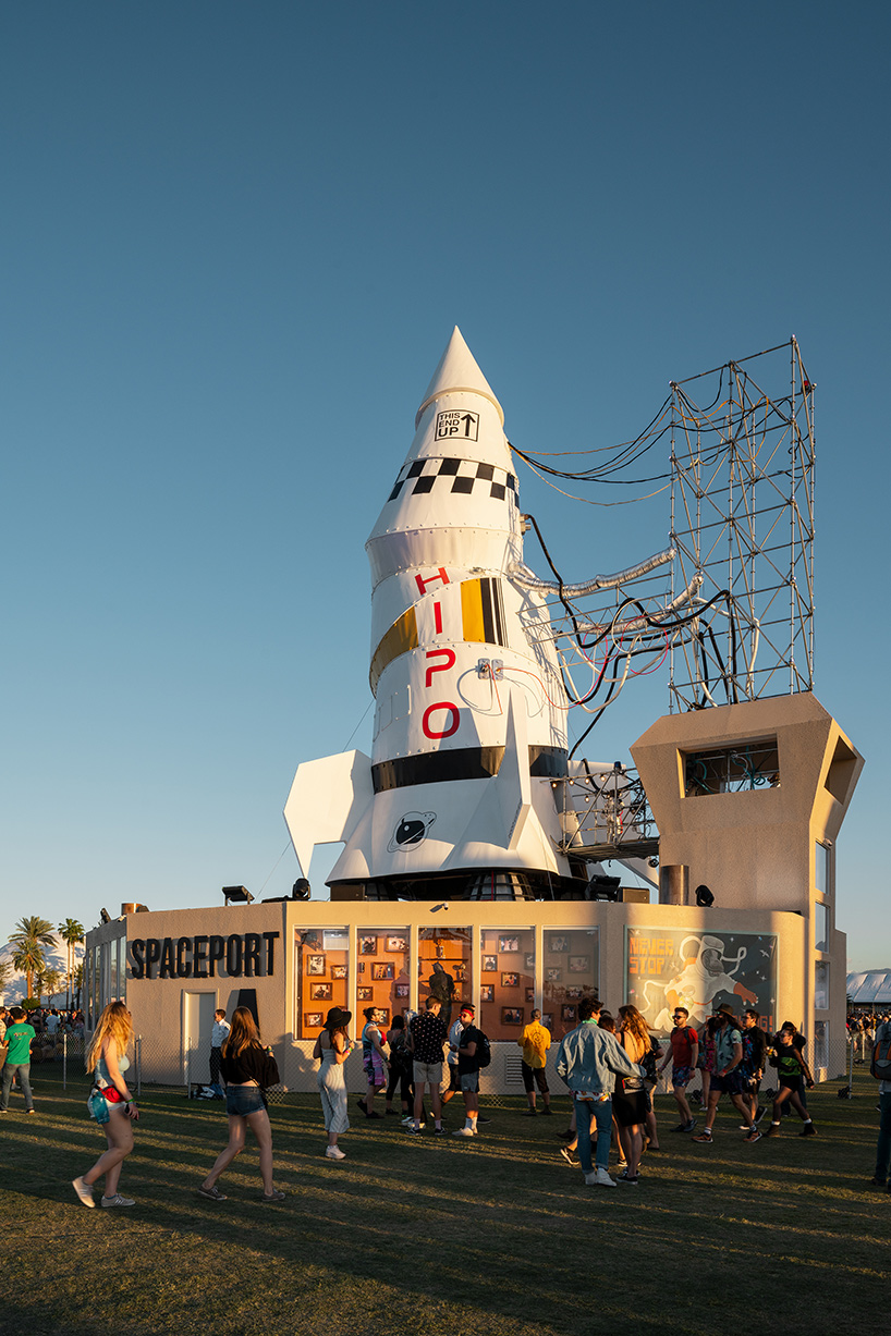 coachella art installations create a vibrant 'pop-up city' for festival -goers