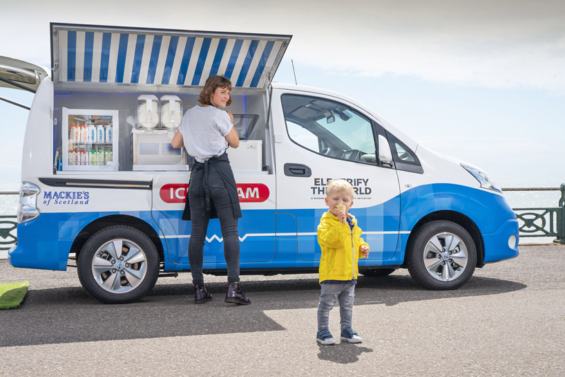 Nissan ice shop cream van