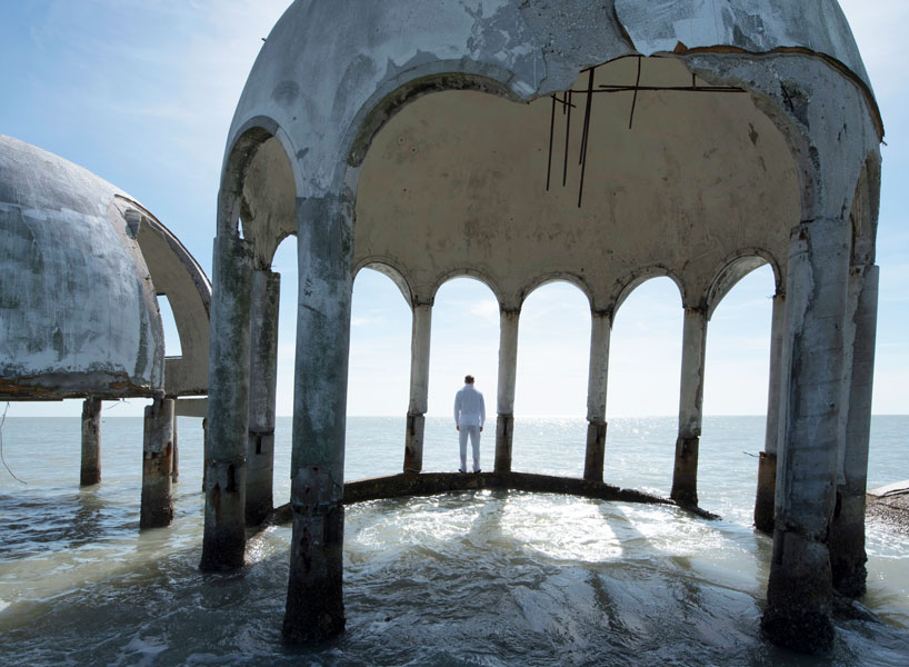 simon faithfull roams the water-bound ruins of a futuristic beach house in florida