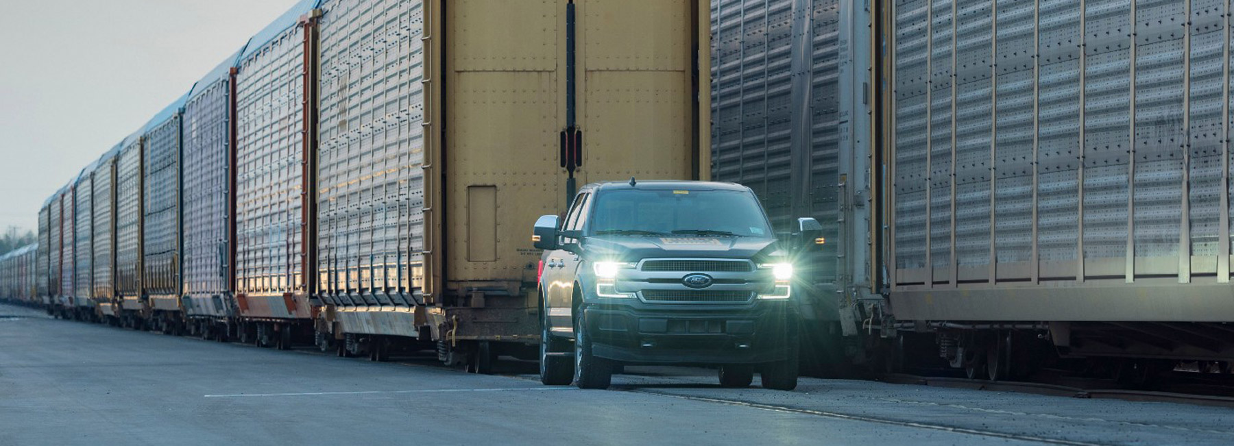 Fords Electric F 150 Pickup Truck Can Tow A Million Pound Train