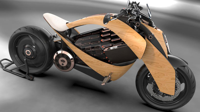 wooden electric bike