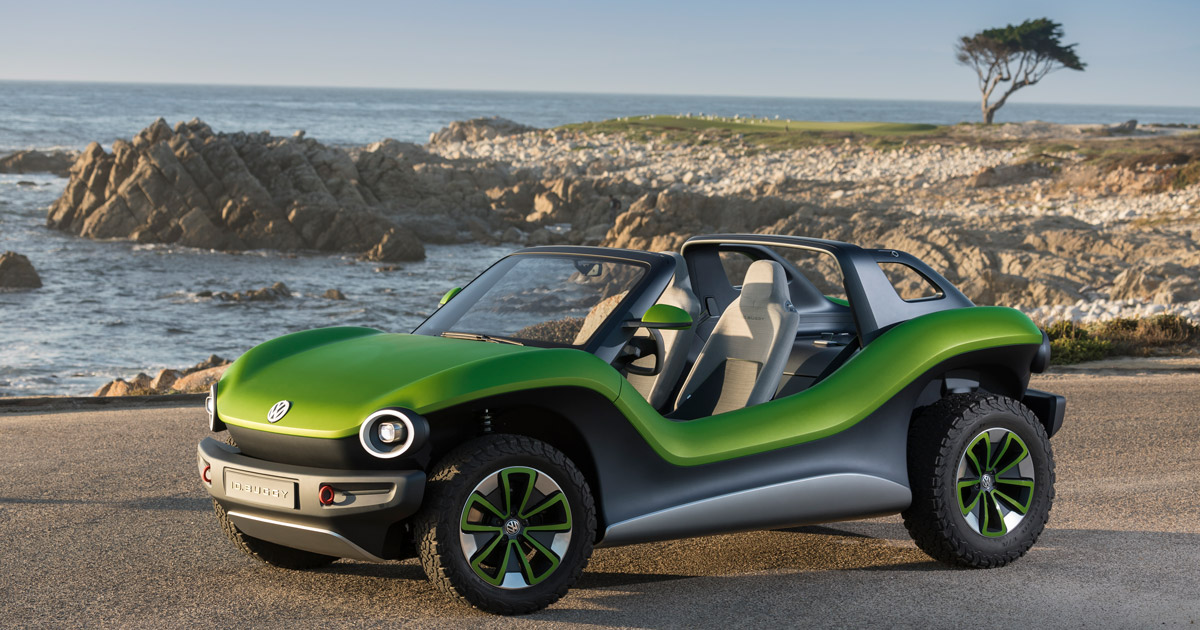 Id Buggy By Volkswagen Is Presented At Pebble Beach California