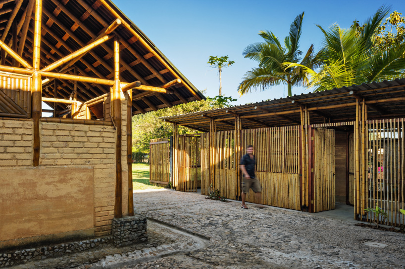 Cru Architects Works With Villagers To Build Bamboo - 