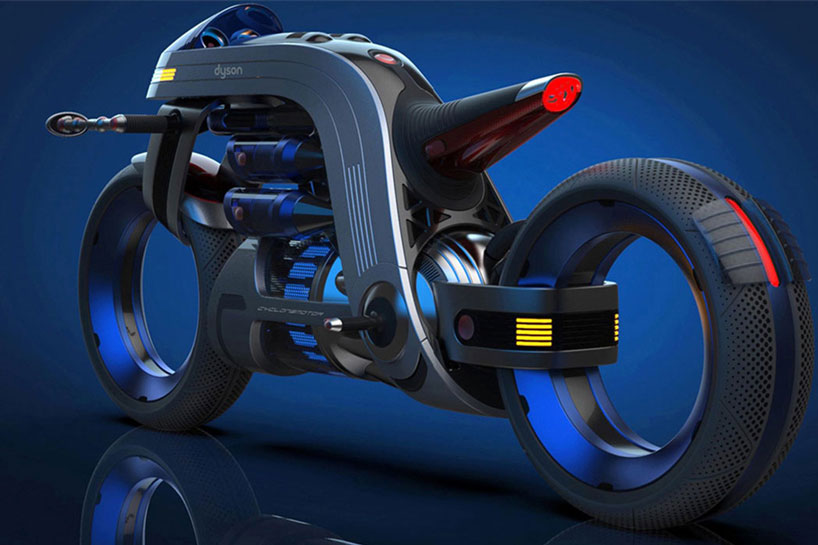 electric motorcycle concept based on dyson's bladeless