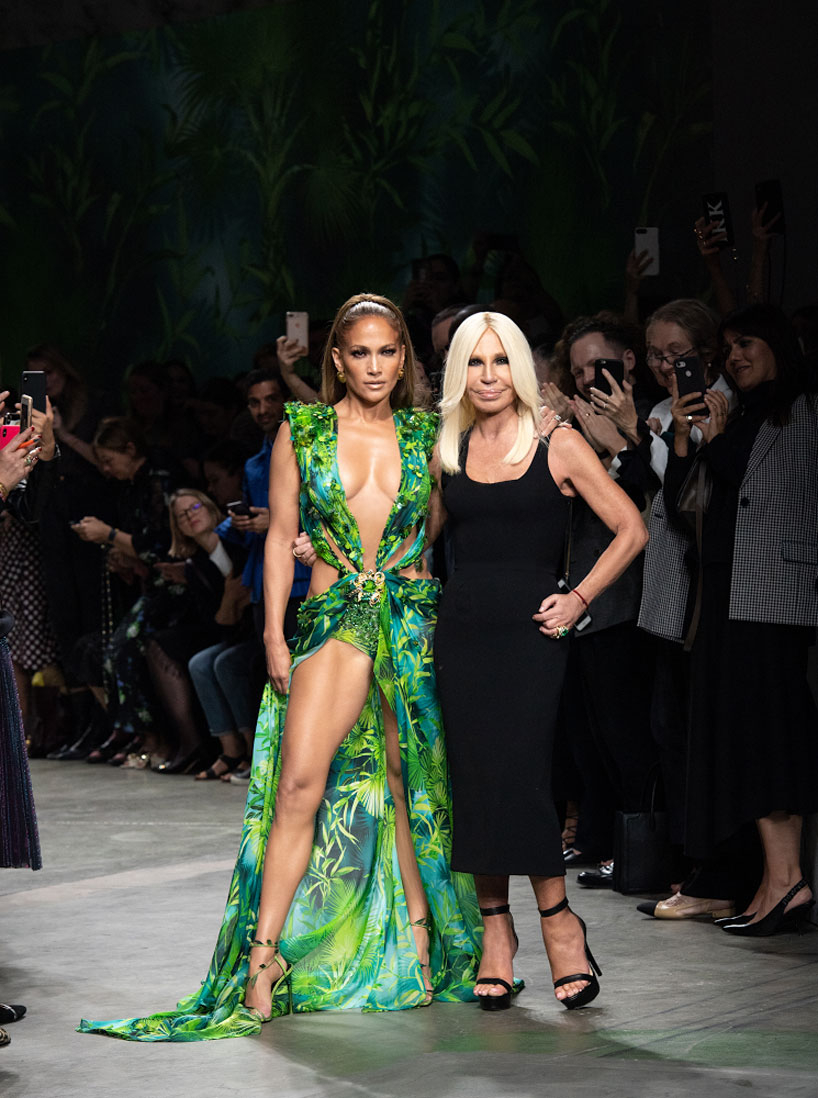 Jennifer Lopez's green Versace dress now available as sneaker