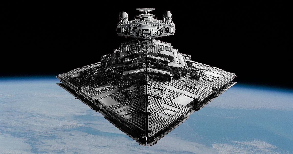 LEGO star wars 4,784-piece imperial star set