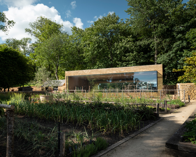 Invisible Studio Crafts a Rammed-Earth Yoga Studio in an English Garden