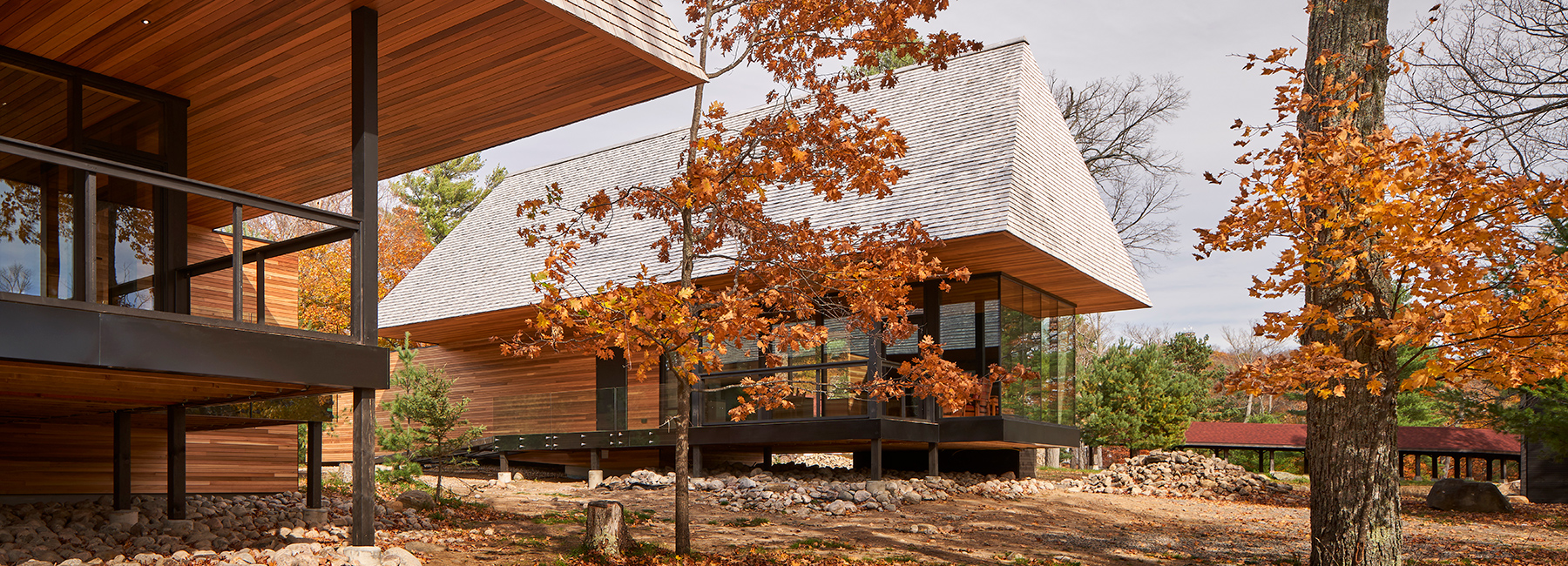 Wood houses cabins