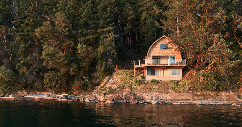 patrick powers revitalizes acorn cabin overlooking pacific northwest