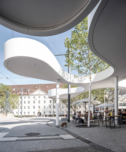 Pavilion On Europaplatz By J Mayer H Unites The Urban Experience