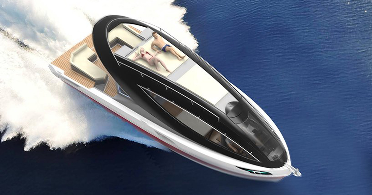 pierpaolo lazzarini designs the f33 spaziale yacht with ...