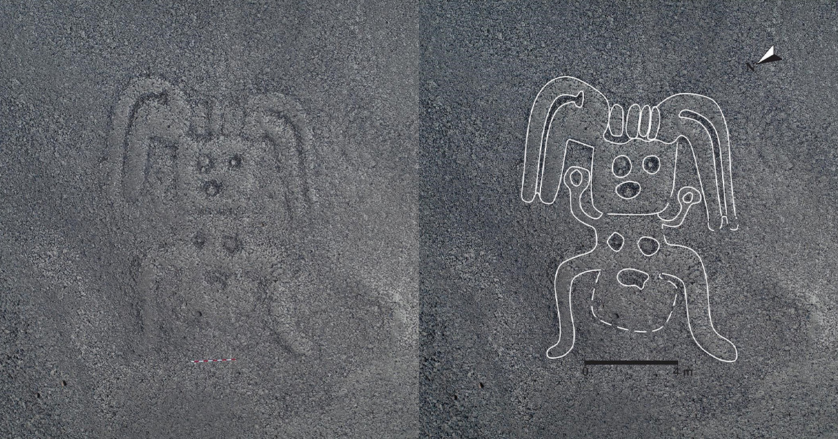 Scientists Uncover 143 Ancient Drawings In Peru Using Artificial   Scientists Uncover 143 Ancient Drawings Peru Nazca Lines Designboom 1200 