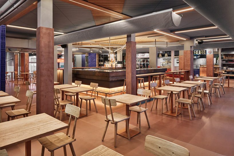 studio modijefsky designs foodhallen food court in the hague as