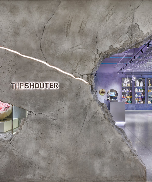 Kca Encloses The Shouter Store In Shanghai With Cracked