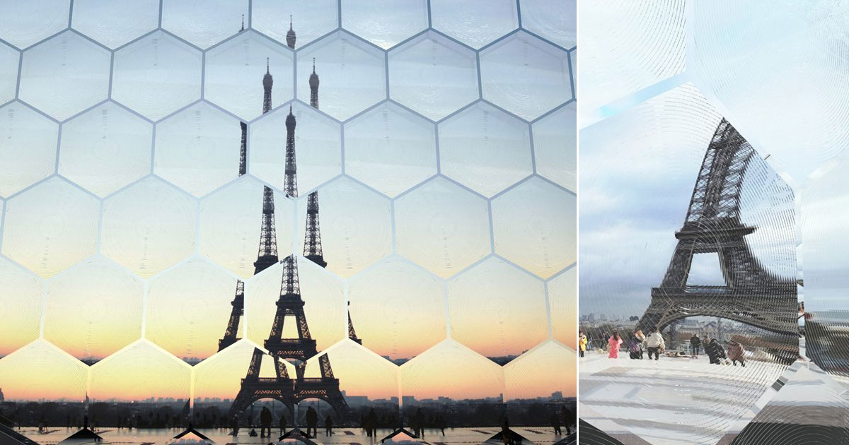 Vincent Leroy Generates A New Illusion Of The Eiffel Tower Seen Through A Giant Kaleidoscope