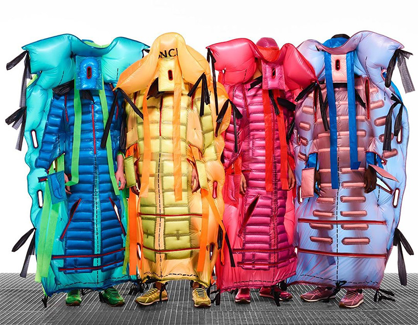 craig green reinterprets puffer as colorful inflatables for 