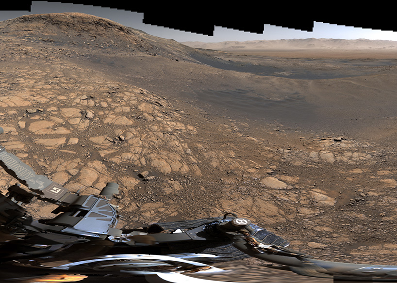surface of mars rover picture