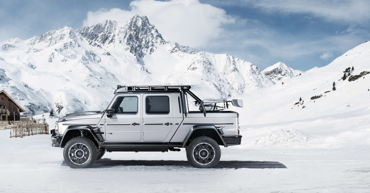 the brabus 800 adventure XLP is a mercedes AMG G63 turned 