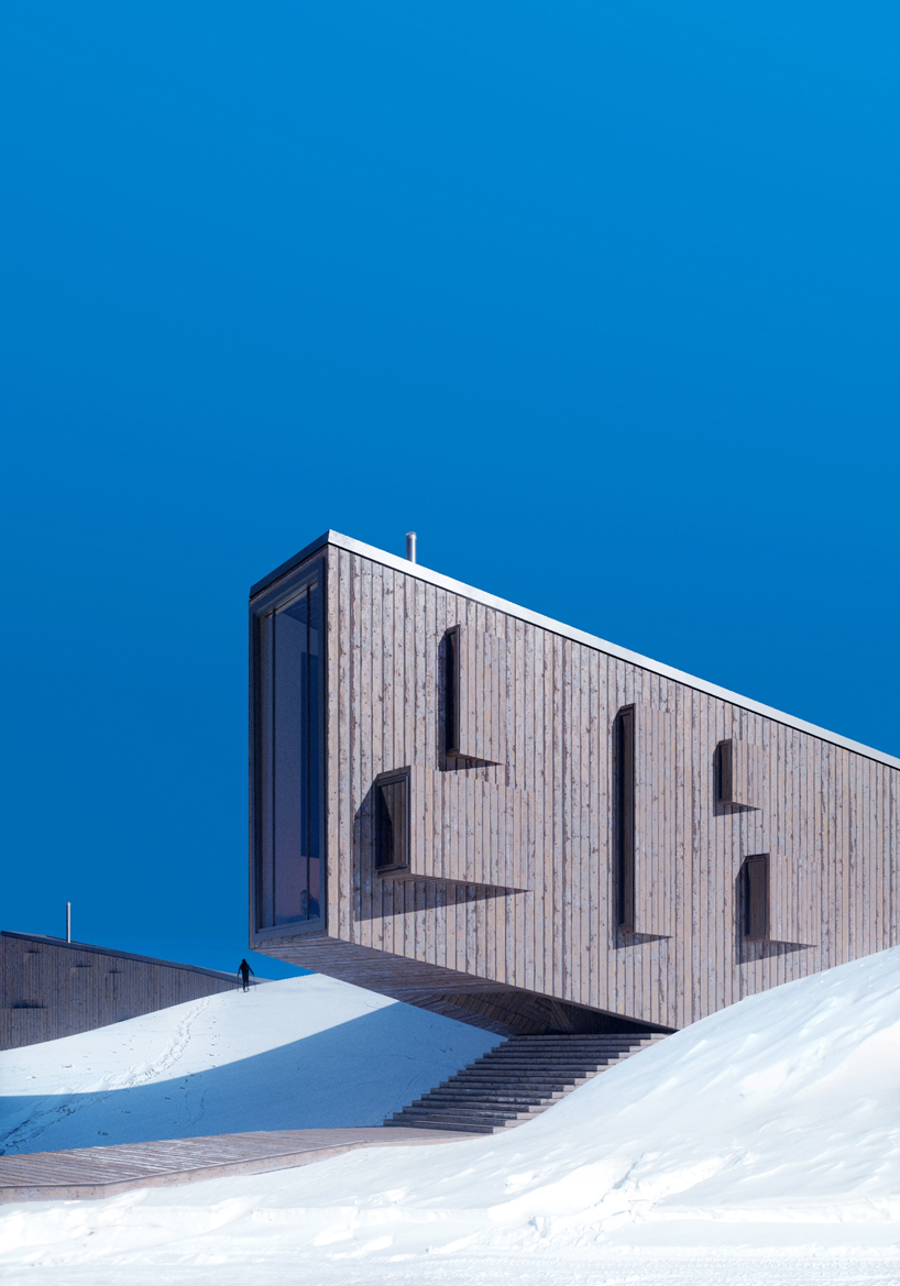 the winter hotel by davit and mary jilavyan emerges from snow