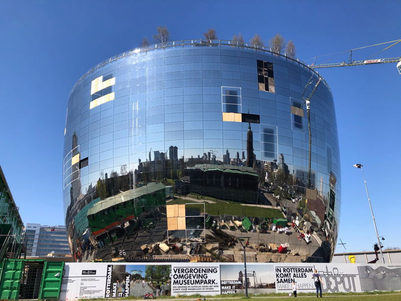 Mvrdv Plants First Trees Atop Rotterdam S Depot Boijmans Van Beuningen