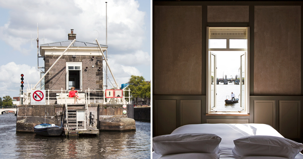 SWEETS hotel transforms amsterdam’s bridge houses into independent suites