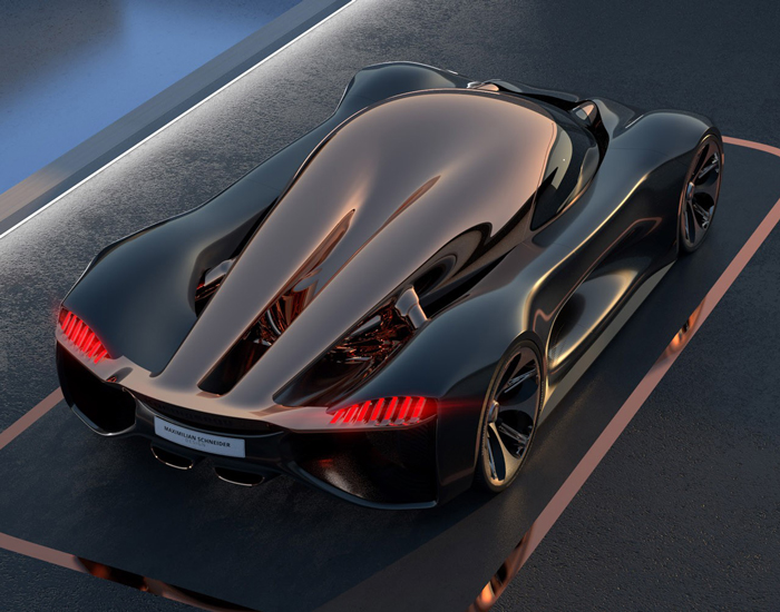 the conceptual koenigsegg vehicle is dubbed königsei or literally