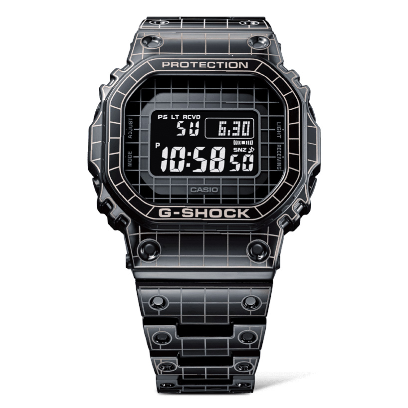 Casio Releases G Shock Full Metal Watch With Laser Etched Grid Design
