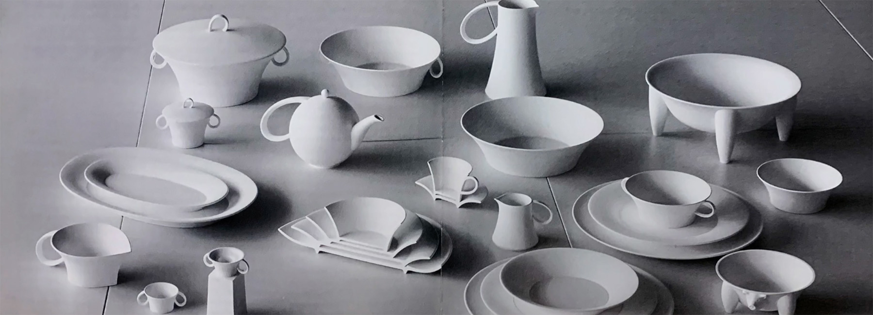 enzo mari design history: berlin service for KPM royal porcelain manufactory