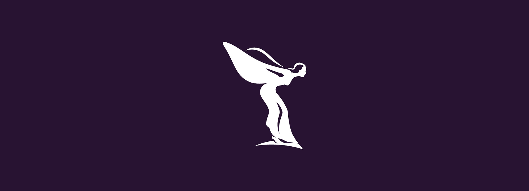 spirit of ecstasy fronts rolls-royce's new brand identity by pentagram