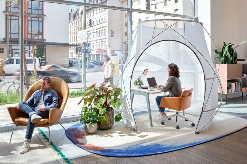 Steelcase Work Tents for zoning open workspaces