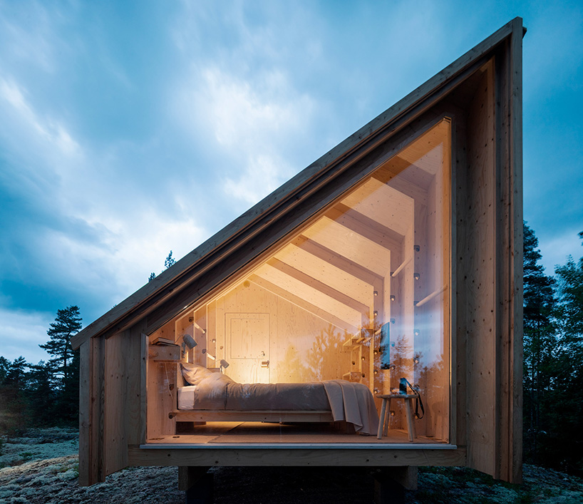 studio puisto designs space of mind, a modular lightweight cabin