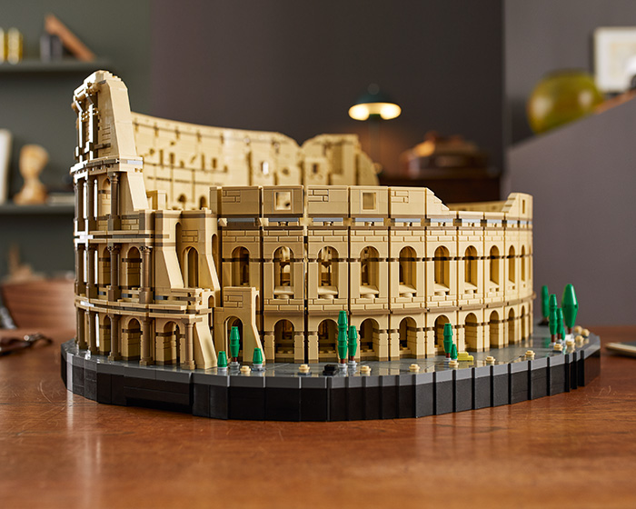 the 9,036-piece roman colosseum kit is LEGO's largest to date